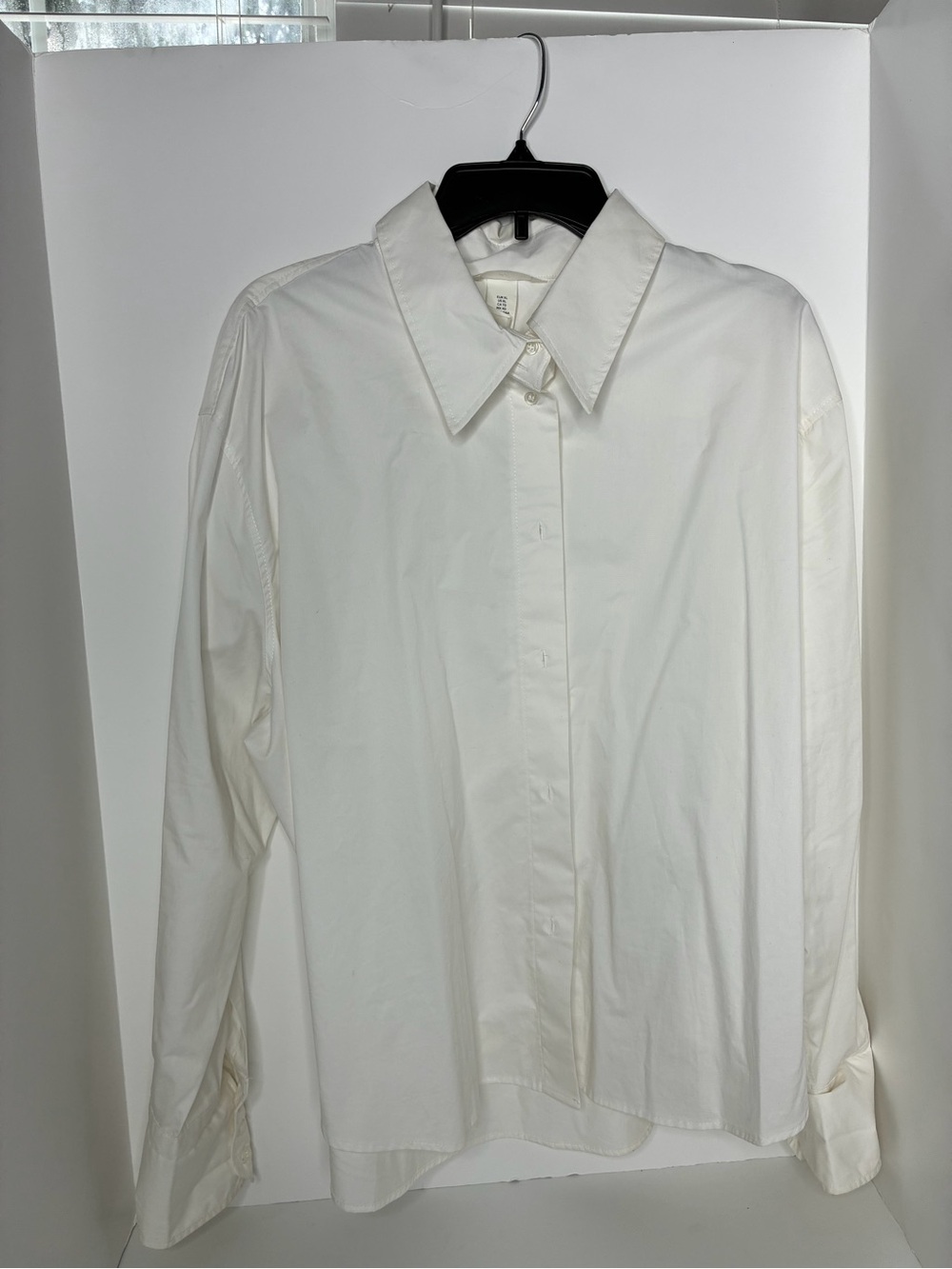 Classic White Women Button-Down Shirt